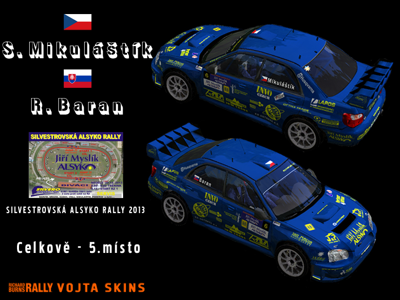 Subaru Impreza WRC 05 RBR VOJTA SKINS